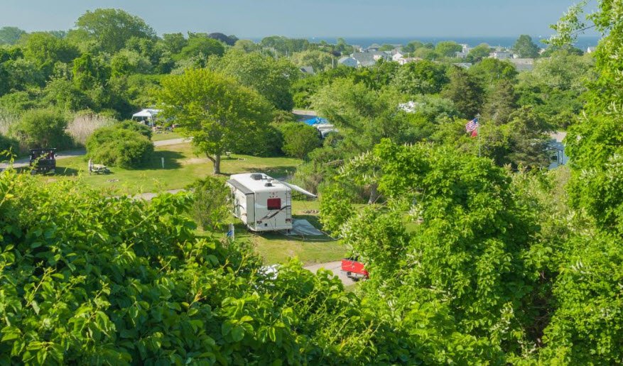 Fishermen's Memorial State Park and Campground, Rhode Island, USA